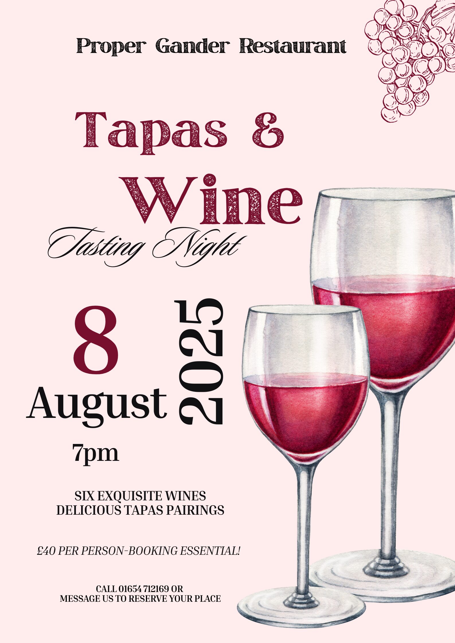 Wine Tasting night Friday 8th of August
